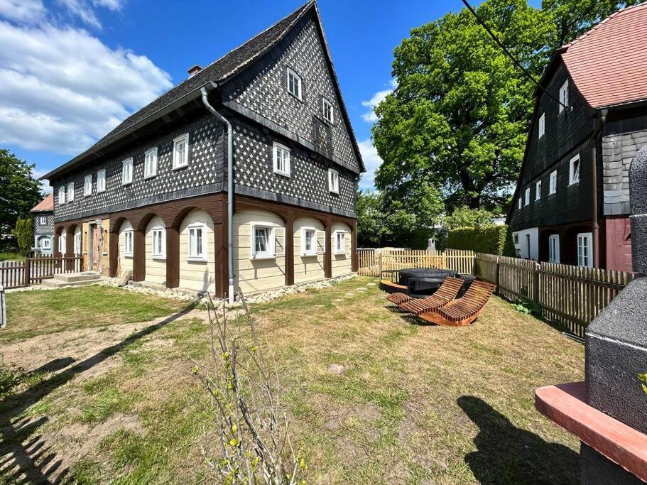 Fewo Frushi Mit Whirlpool, Infrarotsauna Großschönau Esterno foto