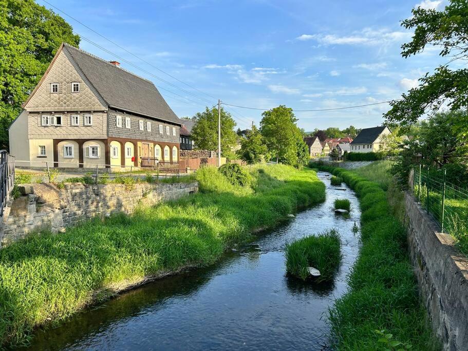 Fewo Frushi Mit Whirlpool, Infrarotsauna Großschönau Esterno foto