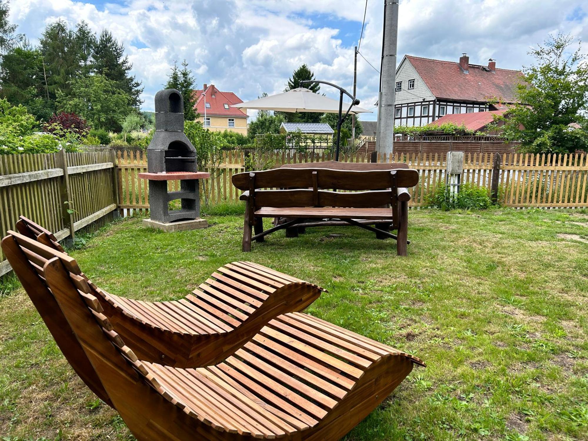 Fewo Frushi Mit Whirlpool, Infrarotsauna Großschönau Esterno foto